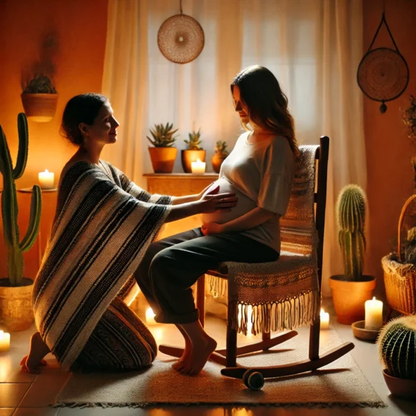 Prendre soin de la future maman à l'aide du rebozo