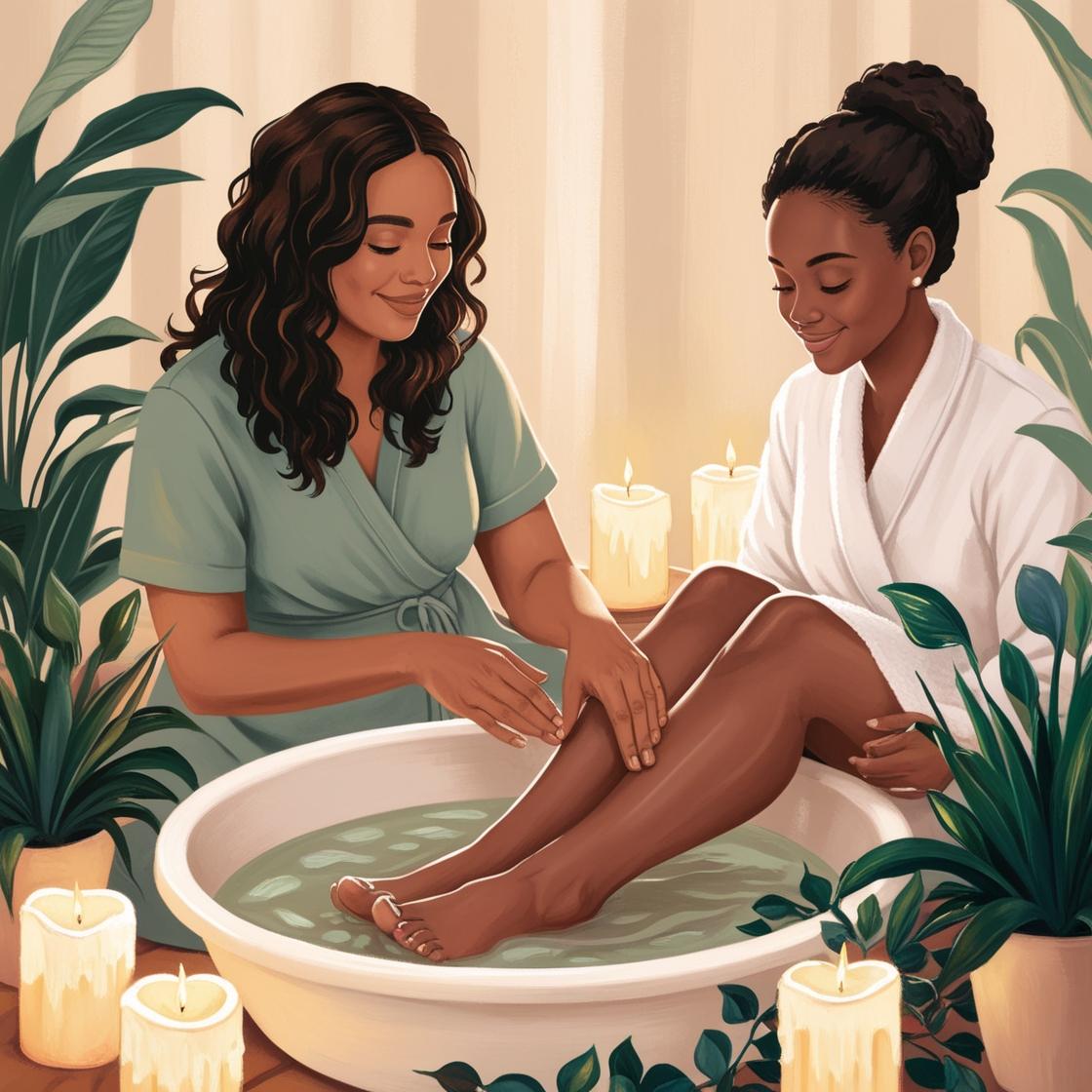 doula donnant un mini soin rituel rebozo avec resserrage du bassin à une jeune maman
